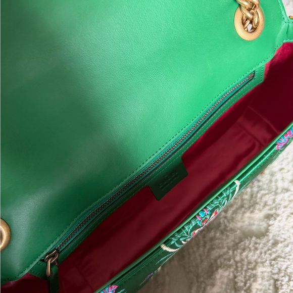 Exotic Gg marmont flap cloth crossbody bag - Picture 5 of 7